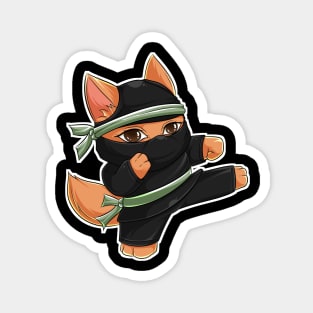 Ninja Cat Magnet