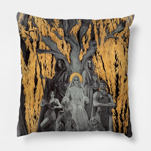 Incarnations of Immortality Pillow by RebeccaYanovskaya