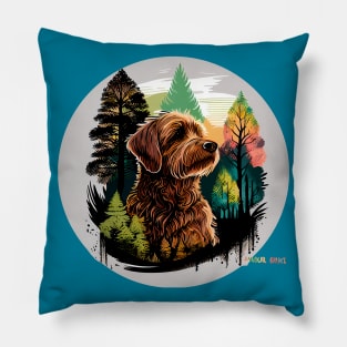 Rescue Dog Together With Nature Bubble Bonsai Pillow