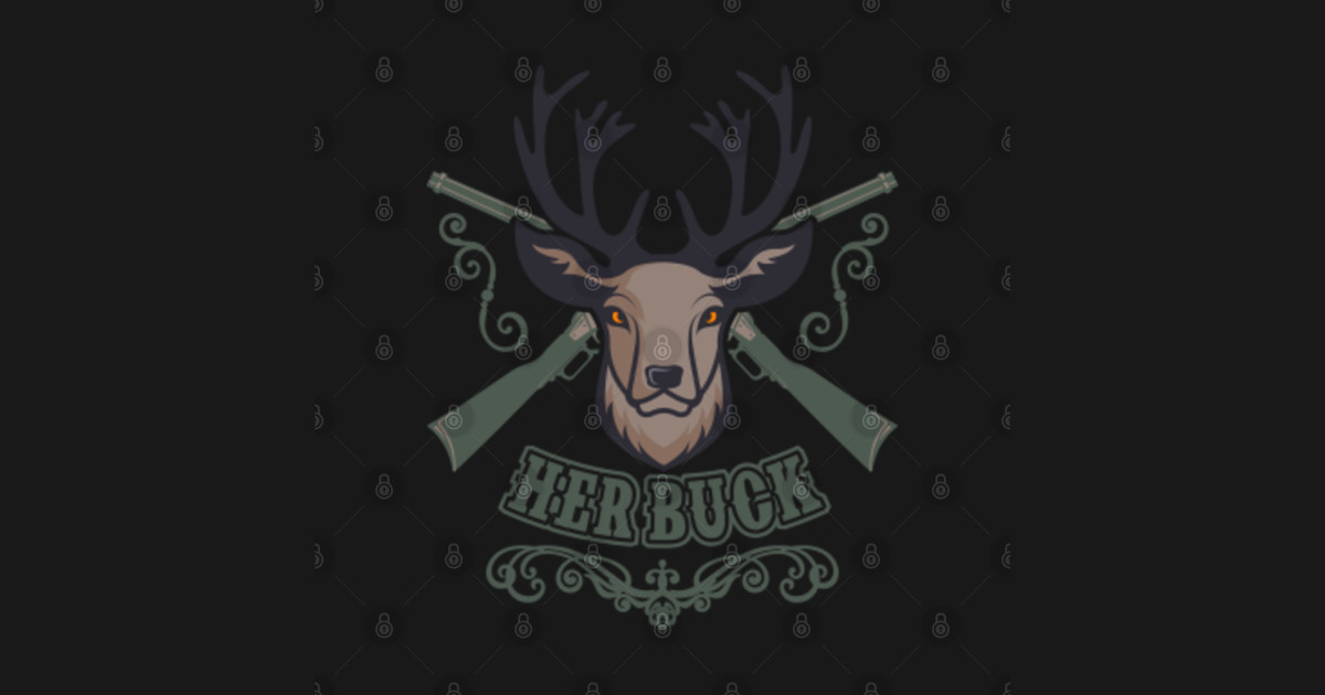 HER BUCK HIS DOE Valentines Day Couple Gift Hunter