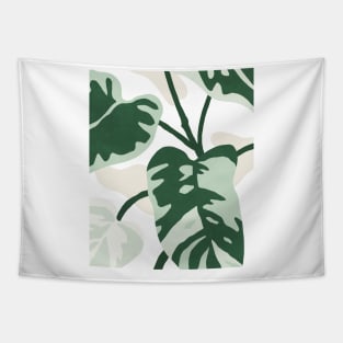 Philodendron leaf illustration Tapestry