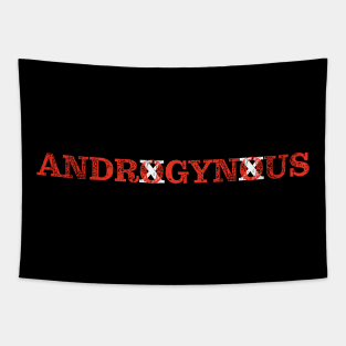 Androgynous Red / White Tapestry