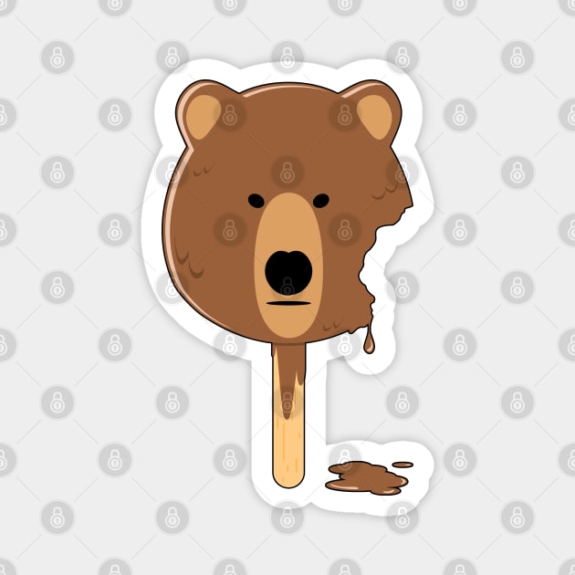 Bear Ice Cream Magnet by ArtDiggs