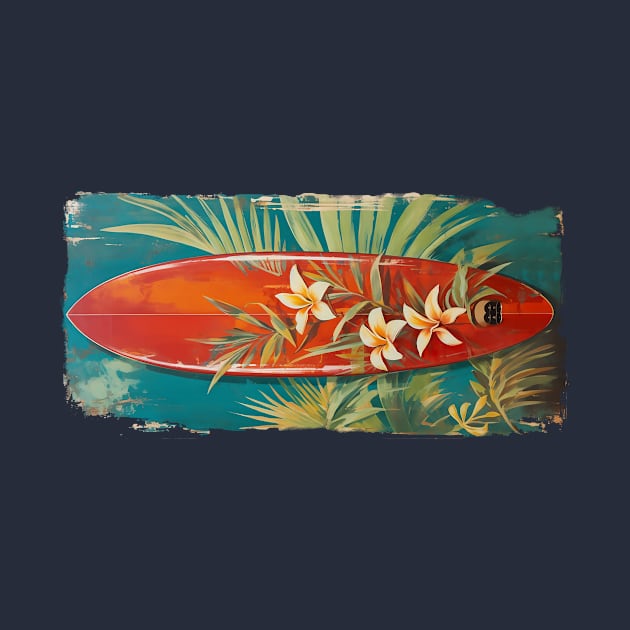 A Vintage Surfboard by DavidLoblaw