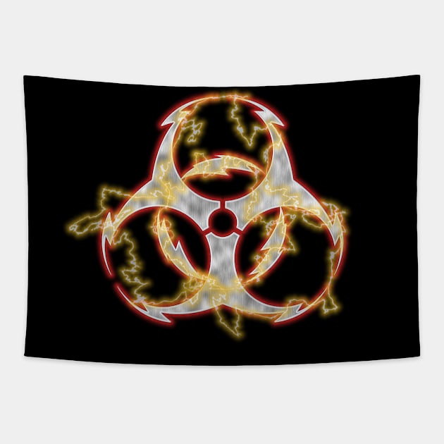 BioElectricalHazard E- Speedforce Version Tapestry by Veraukoion