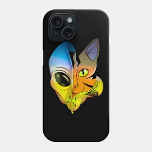 Feline Alien Space Cat Phone Case