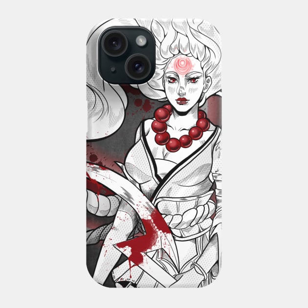 Bloodmoon Diana Phone Case by Chairae