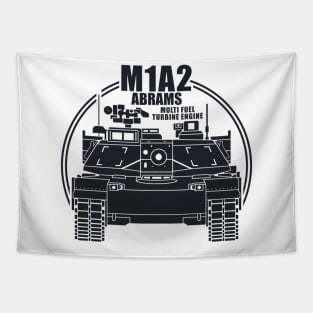 Battle Tank M1A2 Abrams Tapestry