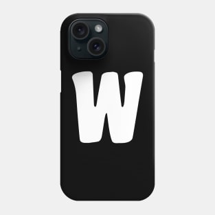 Letter W Phone Case