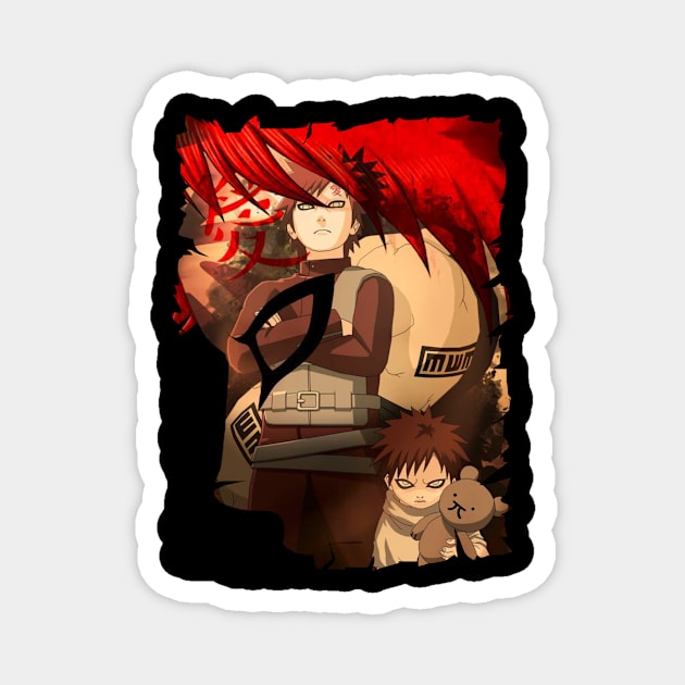 GAARA MERCH VTG Magnet by funnymushroomz