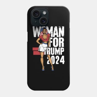 Latin Woman For Trump 2024 Election Phone Case