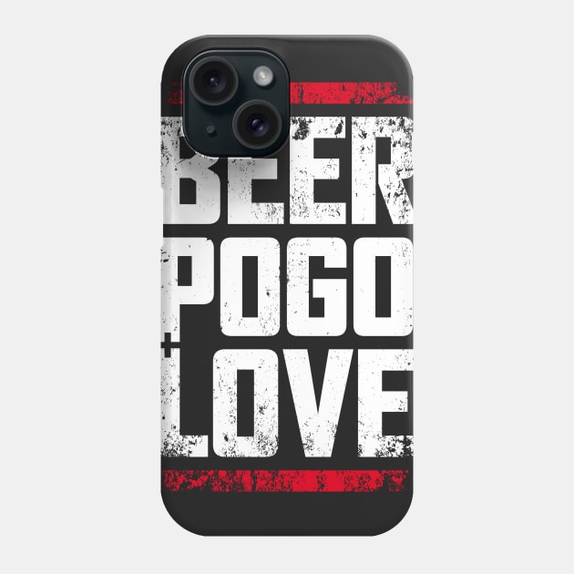 beer, pogo & love black dirt Phone Case by manuvila