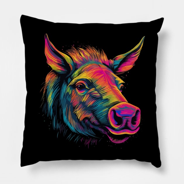 Warthog Pillow by JH Mart