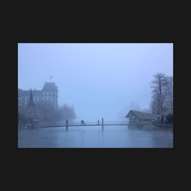 Crossing Aare river in Thun town by Cretense72