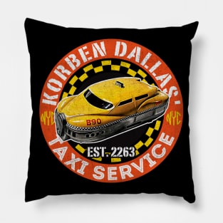 Korben Dallas Taxi Service Pillow