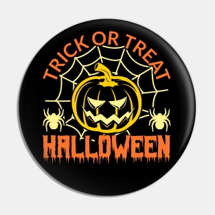 Halloween Trick or Treat Pumpkin Costume Pin