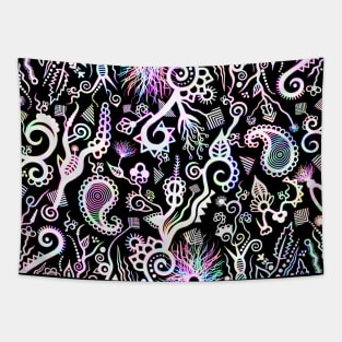 Floral Head Trip Tapestry