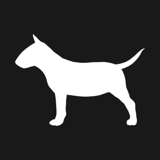 Miniature Bull Terrier Silhouette T-Shirt