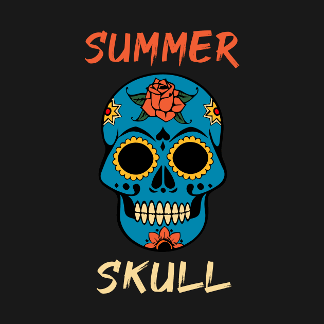 SUMMER SKULL by GothicArabiccalligraphy