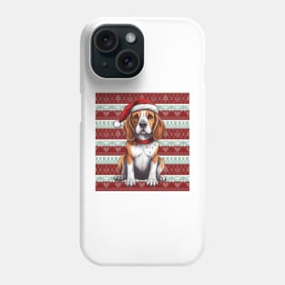 Funny Beagle Dog Christmas Ugly Phone Case