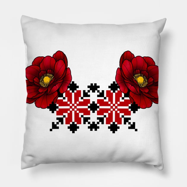 Vyshyvanka Pillow by Inkoholic