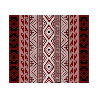 Aztec red design T-Shirt