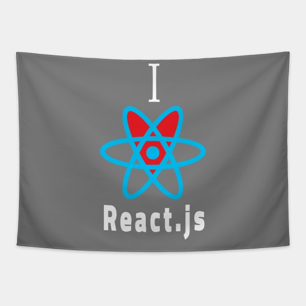 I love React for a programmers and coders Tapestry by colorfull_wheel