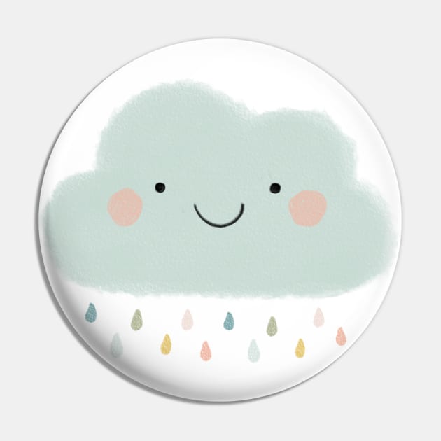 Happy cloud Pin by LeFacciotte