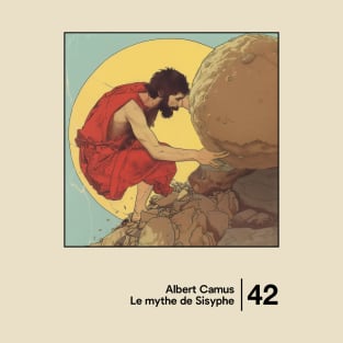 Le Mythe de Sisyphe - Minimal Style Graphic Artwork T-Shirt