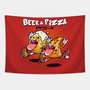 Beer & Pizza Tapestry