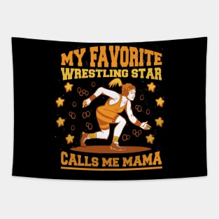 Wrestling girl athlete Tapestry