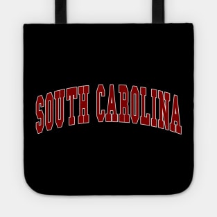 South Carolina - college university font letters text word football basketball baseball softball volleyball hockey love fan player christmas birthday gift for men women kids mothers fathers day dad mom vintage retro Tote