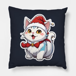 Cat christmas Pillow