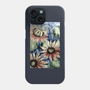 Sunflowers Watercolor Painting Phone Case