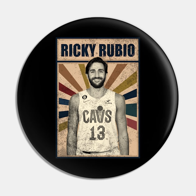 Cleveland Cavaliers Ricky Rubio Pin by RobinaultCoils