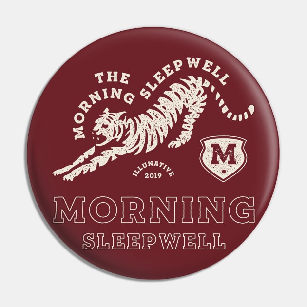 The Morning Sleepwell Pin by illunative