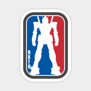 Gundam RX 78 NBA Logo basketball Magnet