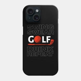 FUNNY GOLFING Phone Case