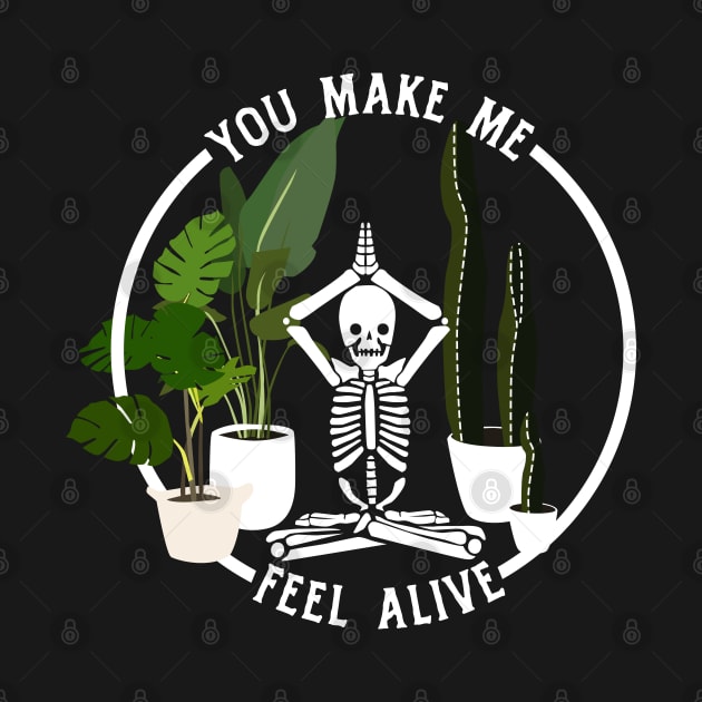 plants make me feel alive yoga version by rsclvisual