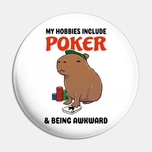 My hobbies include Poker and being awkward Capybara Pin