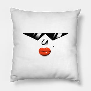 Cool and sexy looking girl Pillow