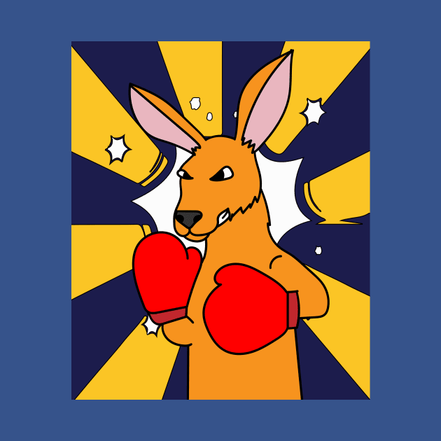 Boxing Glove Boxing Kangaroo Fighting by flofin