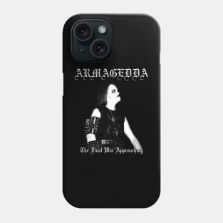 Armagedda The Final War Approaching | Black Metal Phone Case