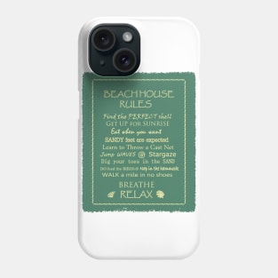 Summer Beach Rules Phone Case