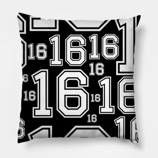 16th Birthday Pillow