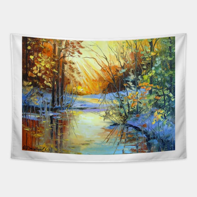Autumn coolness Tapestry by OLHADARCHUKART