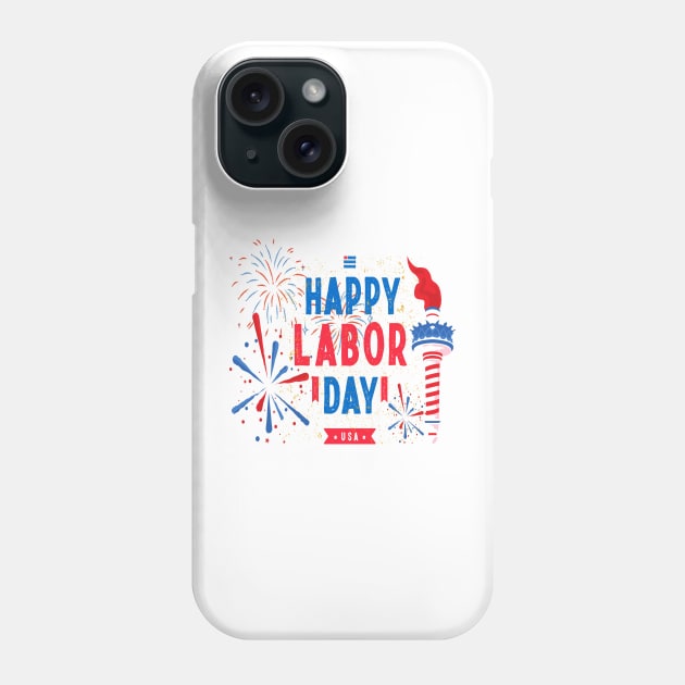 Happy Labor Day 2023 Phone Case by ahlama87