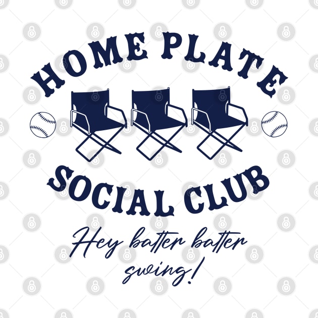 Home Plate Social Club, Midday, Softball Mom, Softball Dad, Softball Game Day, Softball Grandma, Softball Family by SmilArt