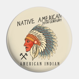 Native American Lovers T-shirts Pin