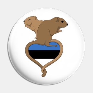 Gerbil Estonia (light) Pin